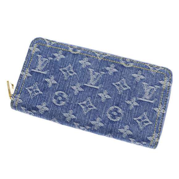 Louis Vuitton Handbags - Louis Vuitton Monogram Denim Zippy Wallet Blue LV Remix